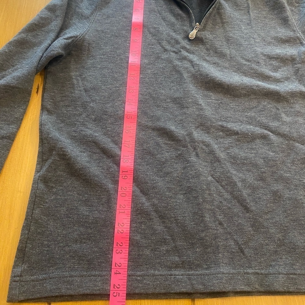 Hugo Boss men’s quarter zip gray pullover sweater new medium - Picture 10 of 15